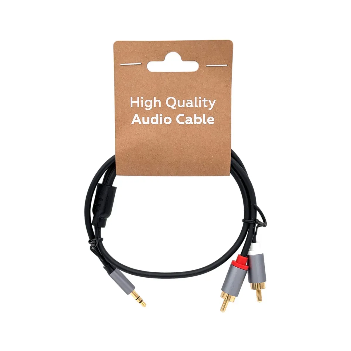 Conexion de Audio Stereo 3.5mm Jack macho a 2 x RCA macho - 3m