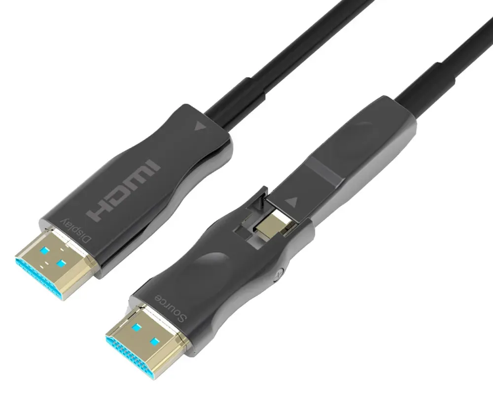 HDMI 2.0 desmontable de fibra óptica 4K@60Hz, 5m