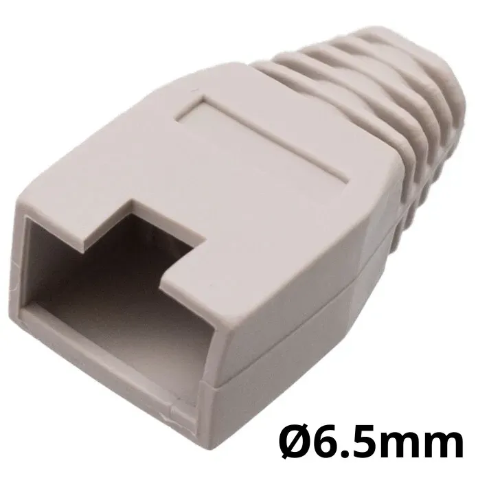 Capuchón protector para conector RJ45 para cable de Ø6.5mm, Gris
