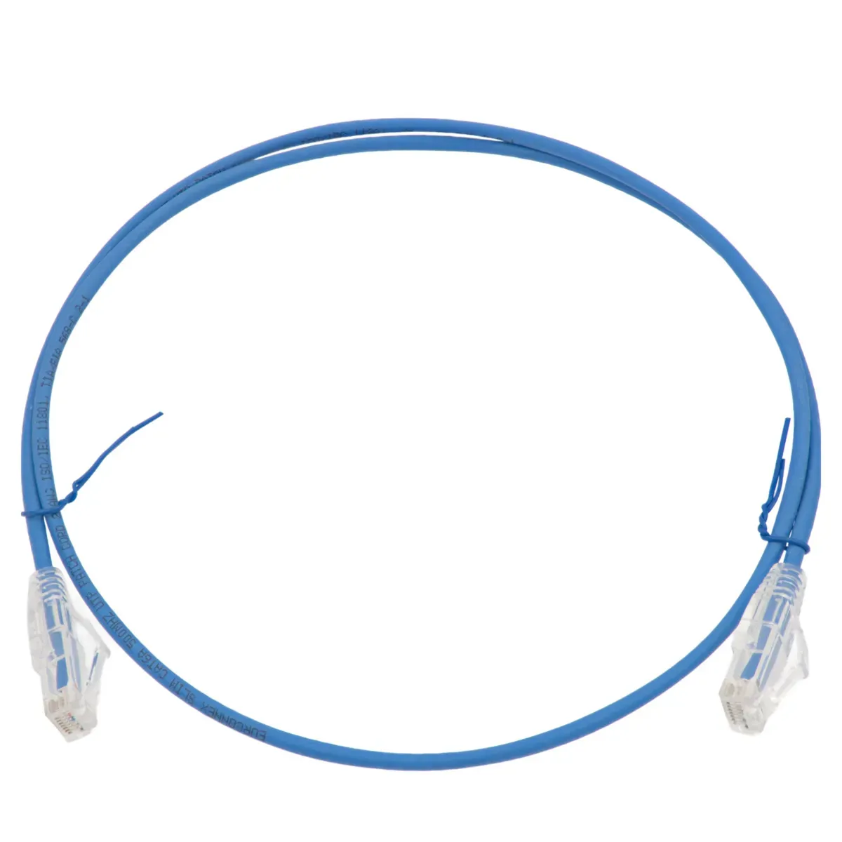 Slim Cat.6A UTP LSZH 100% CU, 28AWG, 2m, Azul