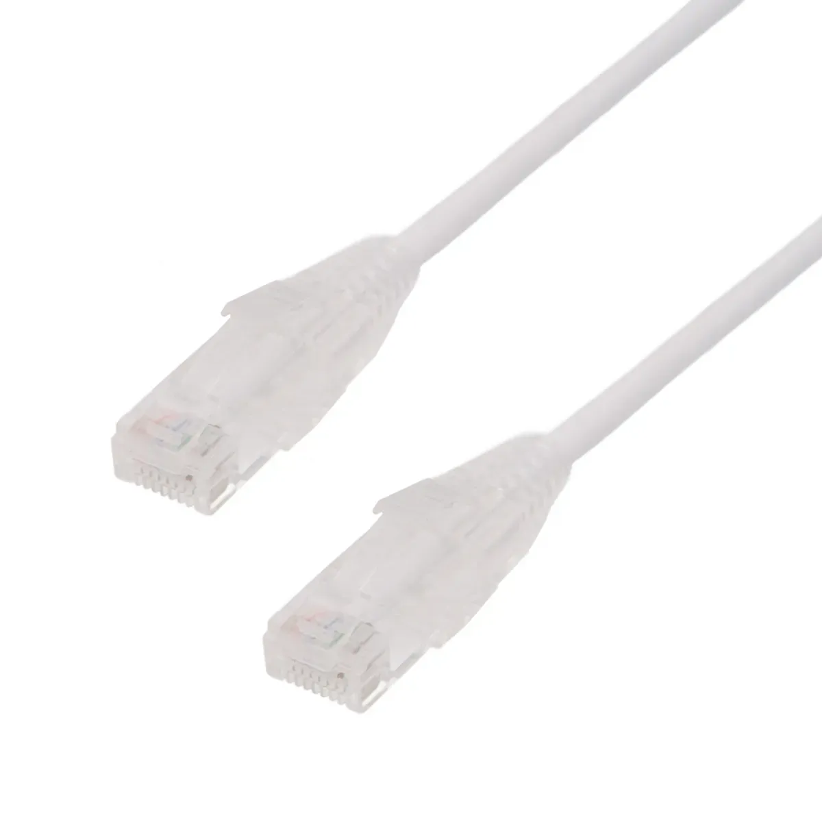 Slim Cat.6A UTP LSZH 100% CU, 28AWG, 0.3m, Blanco