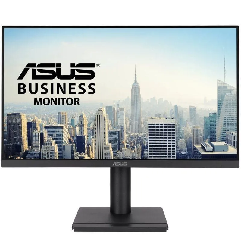 Monitor Profesional Asus VA249QGS 23.8'/ Full HD/ Multimedia/ Regulable en altura/ Negro