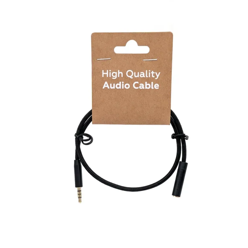 Conexion de Audio Stereo 3.5mm Jack macho / hembra - 10m