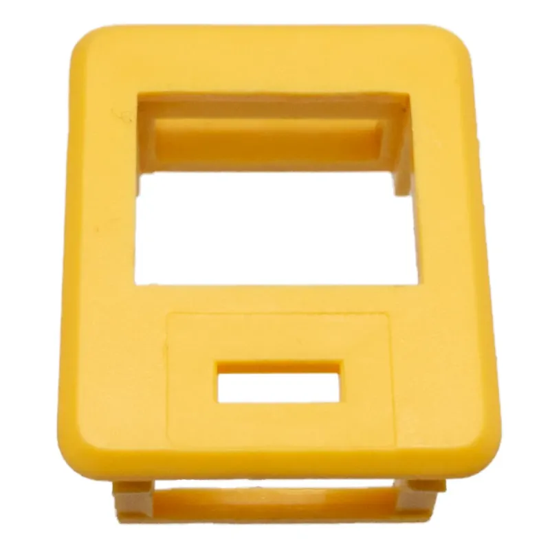 SOPORTE DE COLOR PARA PATCH PANEL VACIO, AMARILLO