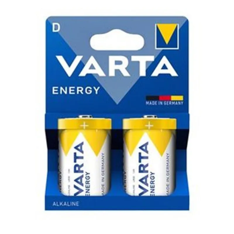 Blister pilas varta alcalinas energy lr20 d -  2 pilas