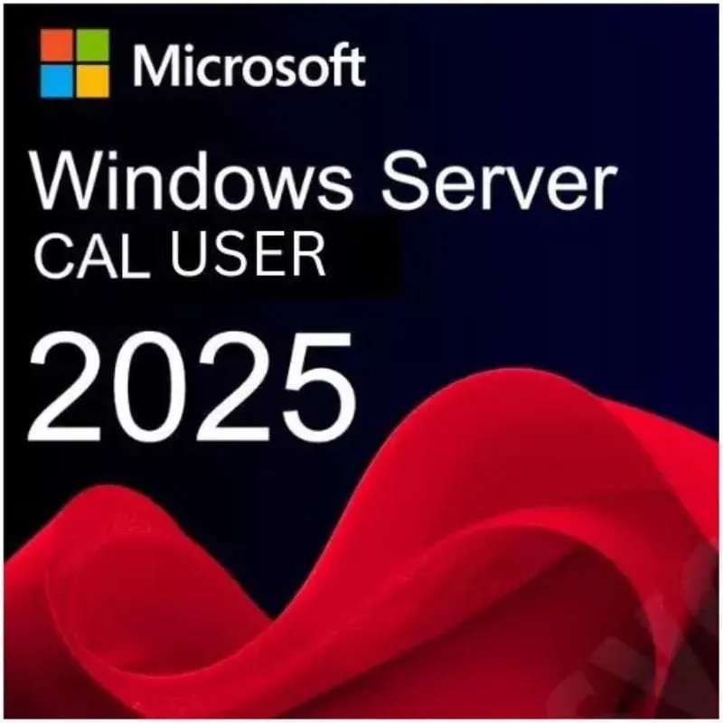 Licencia Microsoft Windows Server 2025/ CAL/ 5 Usuarios