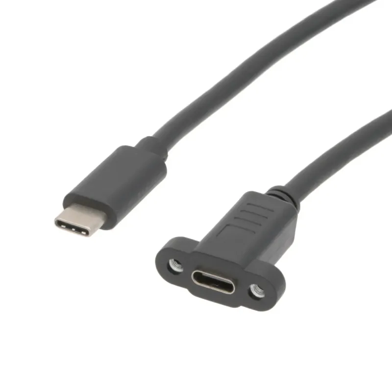 Extensor USB-C 3.1 para anclaje a panel 1m