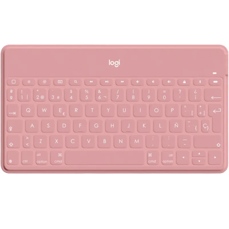 Teclado logitech keys to go wireless inalambrico para iphone ipad y apple tv blush