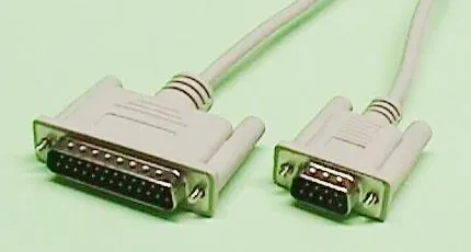 MAC- PRINTER (SERIE), DB9M - DB25M, 5C+1, MOLDEADO, 1.8m