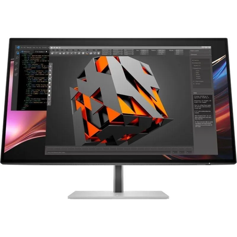 Monitor Profesional HP Pro serie 7 27'/ QHD/ Regulable en Altura/ Plata