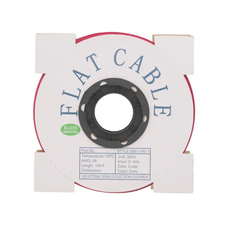 Rollo de cable plano de 50 vias [30.5m 100ft]
