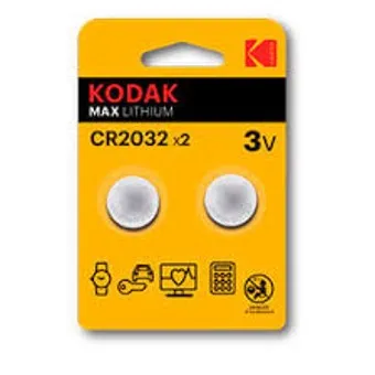 Blister pilas kodak boton - litio ultra cr 2032 blister 2 pilas