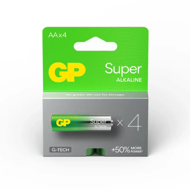 AA LR06 SUPER ALCALINA 1,5v - Blister 4und.