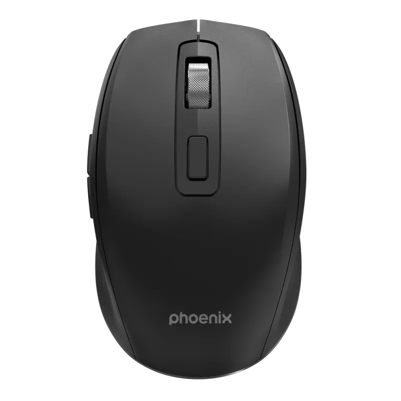 Ratón inalámbrico phoenix m120 hasta 1600 dpi clics silenciosos botónes de avance rapido