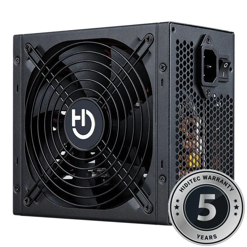 Fuente de Alimentación Hiditec BZ650/ 650W/ Ventilador 14cm/ 80 Plus Bronze