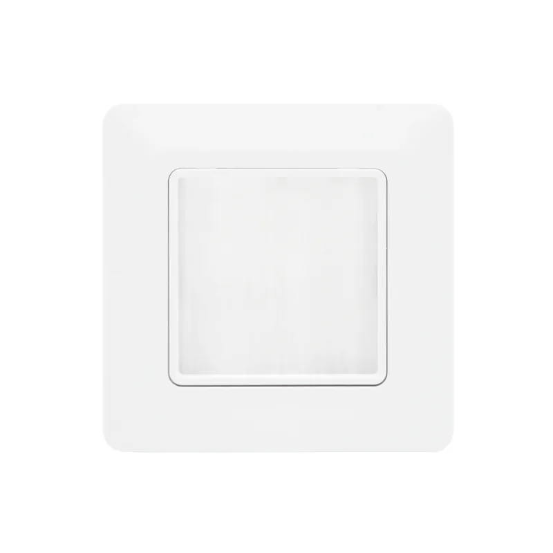 Carátula frontal con cepillo para caja de superficie 80x80mm | No incluye caja de superficie