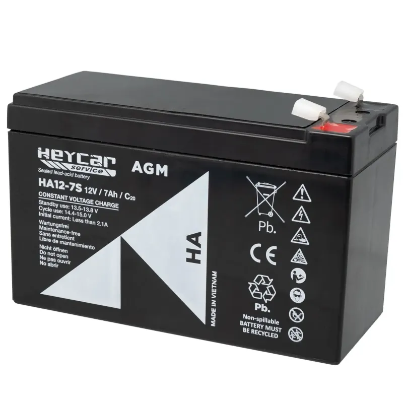 Batería 12V 7Ah HeyCar HA 151x65x94mm