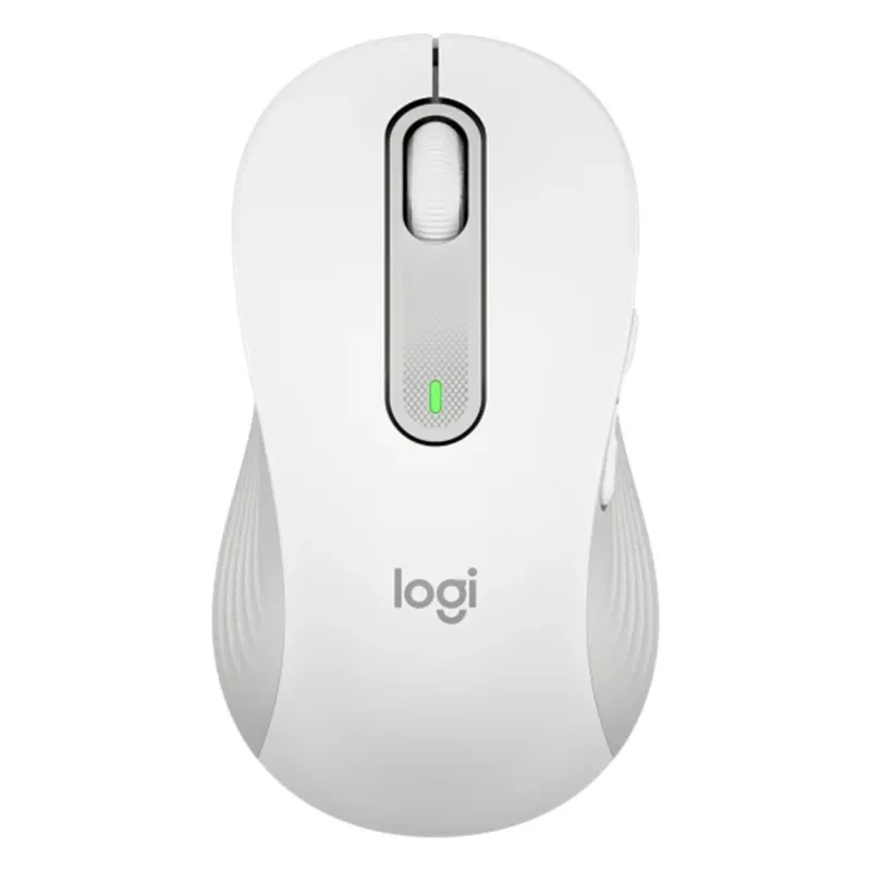 Mouse raton logitech m650 para zurdos optico wireless inalambrico blanco crudo