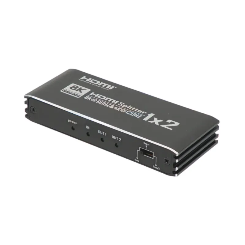 Splitter 1x2 8K@60Hz HDCP2.3