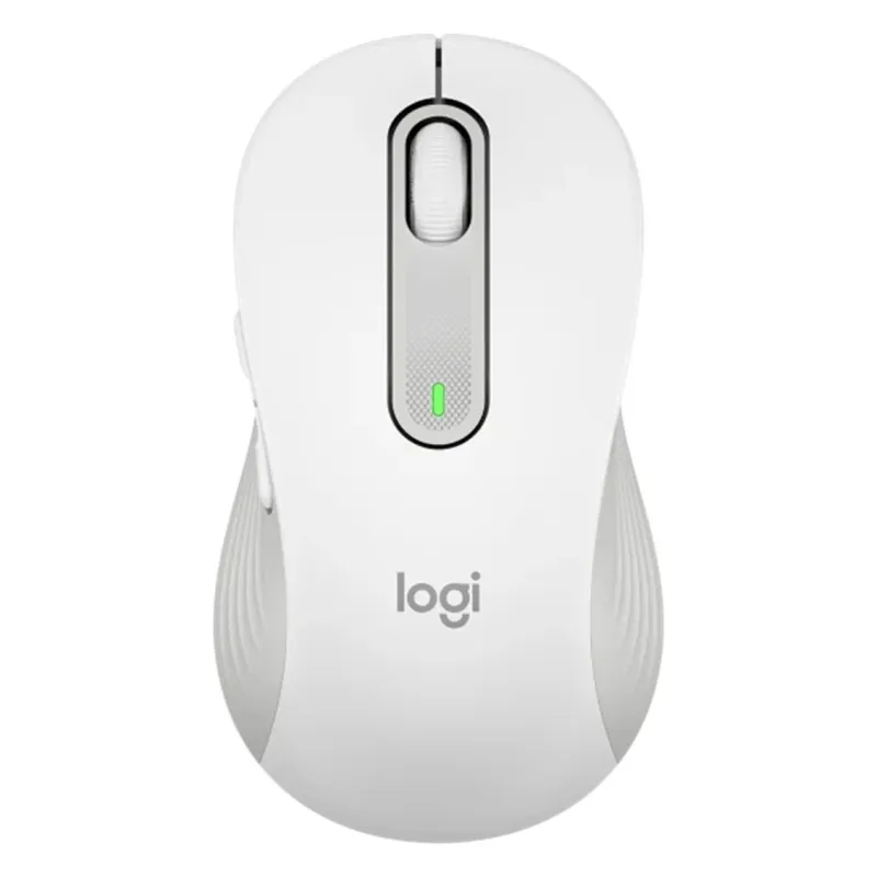Mouse raton logitech m650 grande optico wireless inalambrico blanco crudo