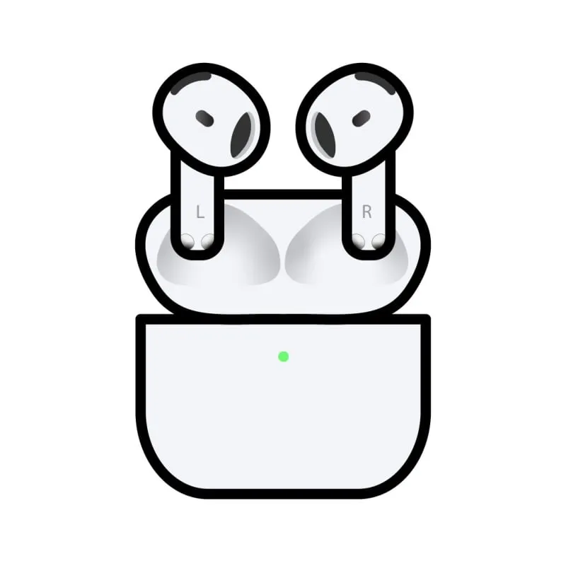 Auriculares Bluetooth Apple Airpods 5/ Estuche de Carga Inalambrica