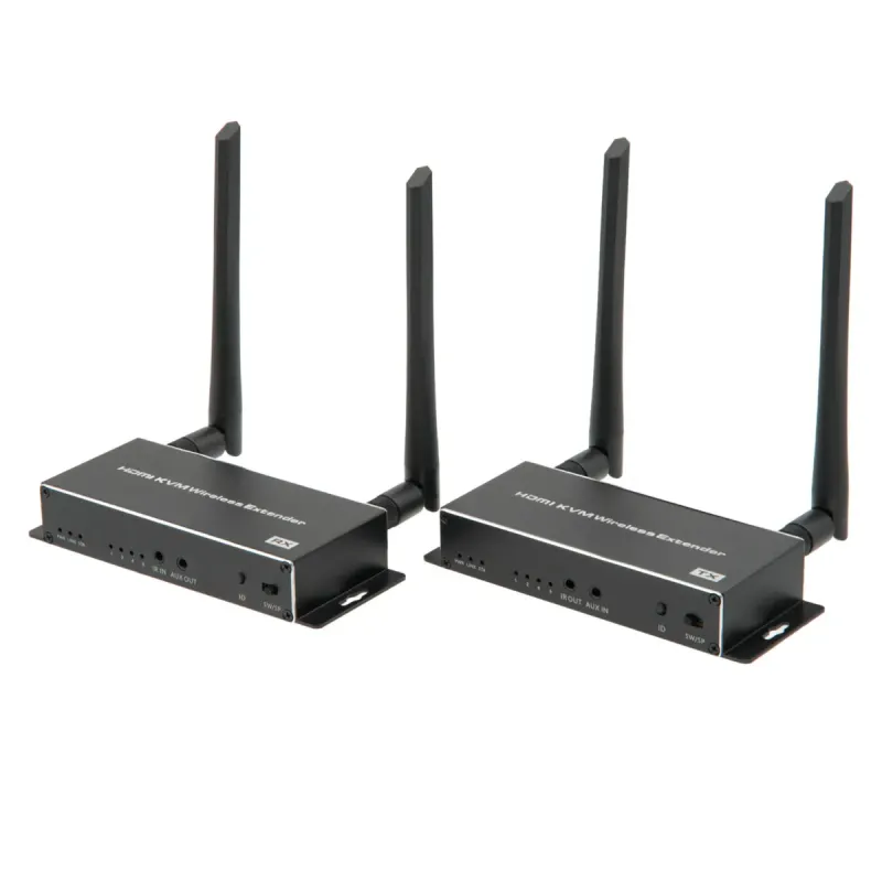 Extensor Wireless HDMI y KVM 180 metros, 4K@24Hz o 1080P@60Hz