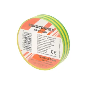 Pack Cinta Aislante Tierra (Amarillo/Verde) 0.15x19mm [20m][x10] — imagen 1