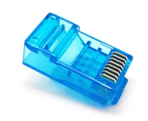 UTP Cat. 6 RJ45, SIN GUIAS, Azul — imagen 1
