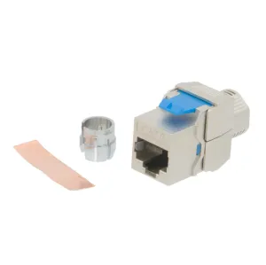 FTP Cat.8 180º Keystone - sin herramientas — imagen 4