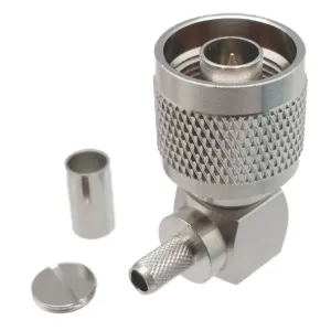 90º N MACHO CRIMPAR RG58, PTFE — imagen 3