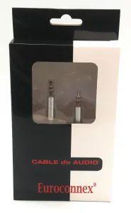3.5mm Jack Estereo Macho - Macho, 1m, blanco — imagen 2