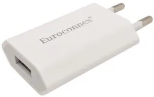 CARGADOR USB 220V.-5,0V. 1A — imagen 1