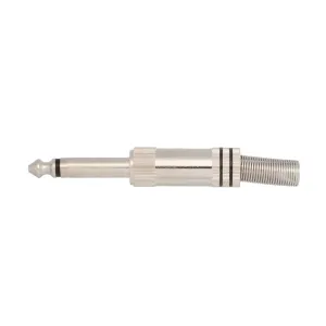 6.35mm MONO MACHO, LINEAS NEGRAS — imagen 1