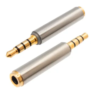 Adapt cruzado 3.5mm 4C Hembra a 3.5mm 4C Macho — imagen 1