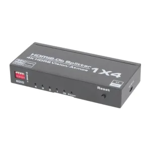 Splitter 1x4 4K@60Hz con EDID HDCP2.2 — imagen 1