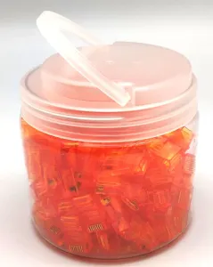 UTP Cat. 6 RJ45, SIN GUIAS, Naranja — imagen 2