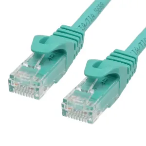 Cat.6A UTP LSZH 100% CU, 26AWG, 1m, Verde — imagen 1