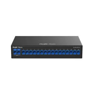 Reyee Splitter Óptico Pasivo - Longitud de onda 1260nm a 1650nm - Compatible con solución e-Lighten Reyee - 2 x Conectores SC uplink - 32 x Conectores SC para ONU´s - Enrackable y montaje en pared — imagen 1