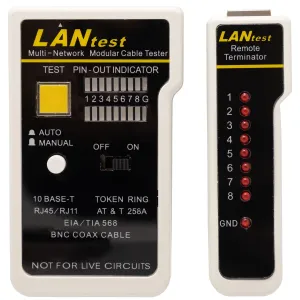 COMPROBADOR DE CABLES MODULARES — imagen 1