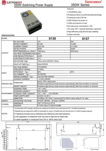 Fuente Aliment. Ind. 24V 350W 14.58A — imagen 2