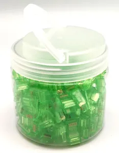 UTP Cat. 6 RJ45, SIN GUIAS, Verde — imagen 2