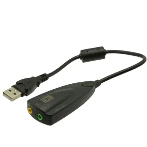 Tarjeta de sonido 7.1 externa USB a 2xJack 3.5mm — imagen 1