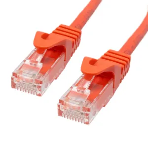 Cat.6A UTP LSZH 100% CU, 26AWG, 1m, Rojo — imagen 1
