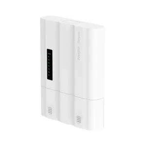 Ruijie Reyee L2 PoE Switch - 5 puertos Gigabit RJ45 y 2 ranuras SFP - 4 salidas PoE+ - Entrada de alimentación dual: DC 12V y PoE In - IP65 con soporte ERPS - Proteccion sobretensiones hasta 8 kV — imagen 1