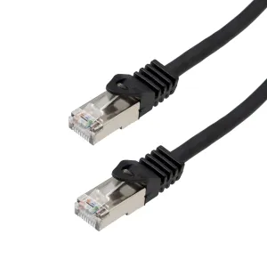 CAT6 SSTP(SFTP) Negro RJ45 MA.-MA., 3m LSZH — imagen 1