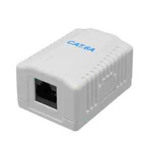 Caja de superficie UTP RJ45 Cat.6A, 1 salida — imagen 1