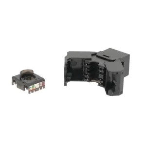RJ45 UTP Keystone Cat.6 Negro sin herramientas, 180 grados — imagen 2