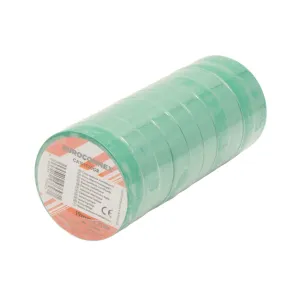 Pack Cinta aislante Verde 0.15x19mm [20m][x10] — imagen 2