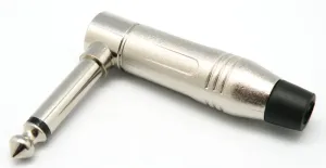 6.4mm Mono Macho Acodado Con Goma — imagen 1