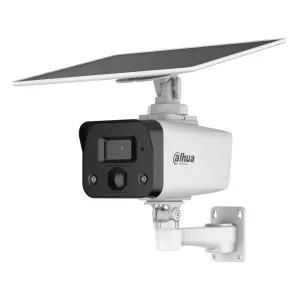 Tubular IP MAX H265 4M Iluminación Dual LED20m/IR30m 3.6mm IP67 PIR MIC/Altavoz E/S 4G AI + Panel Solar — imagen 1